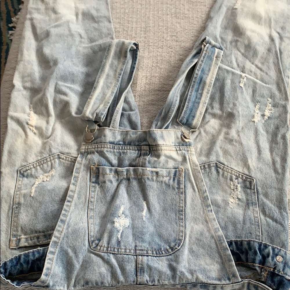 Distressed Overalls